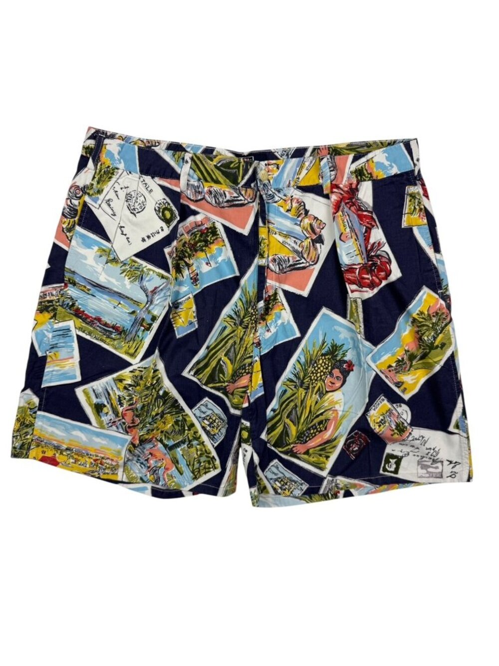 VTG Polo Ralph Lauren 1980's Men's Ocean Vacation Pleated Shorts • Size 38